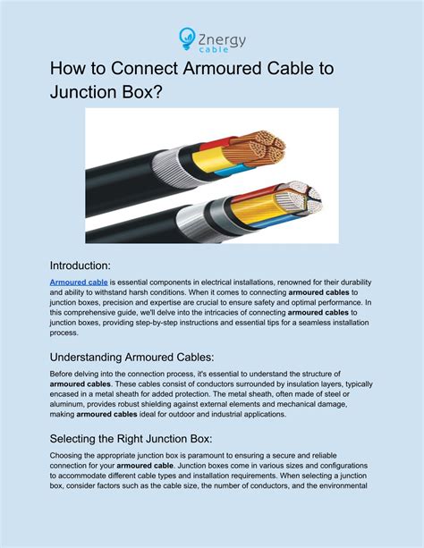 armoured cable junction box screwfix|connecting armoured cable junction box.